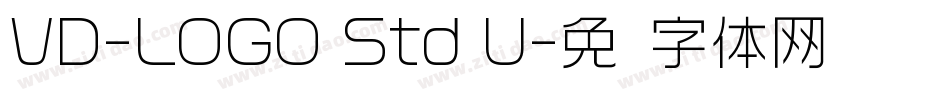 VD-LOGO Std U字体转换